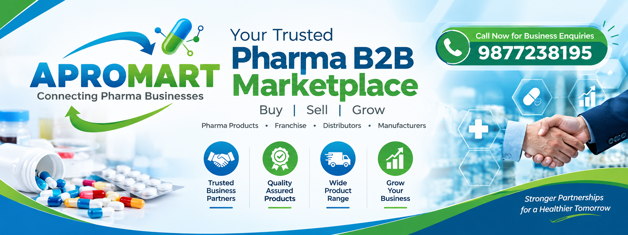 Apromart — trusted B2B pharma growth partner