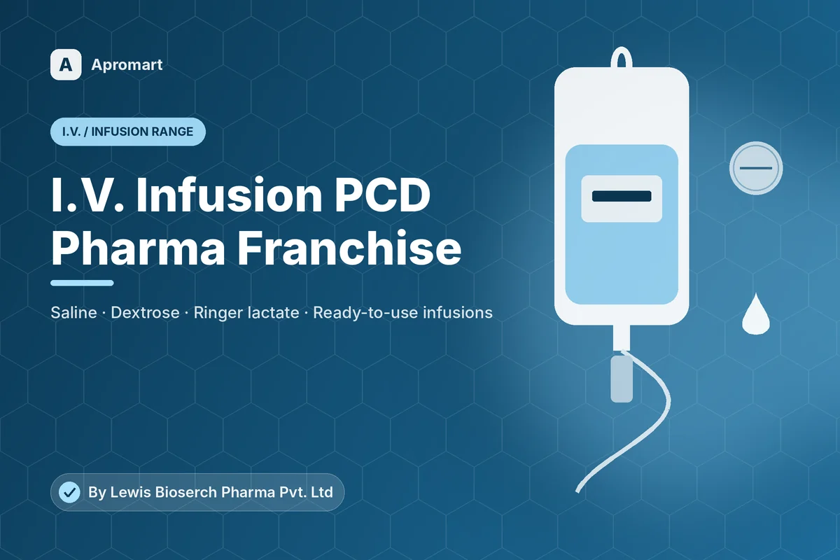 IV infusion PCD pharma franchise fluids range
