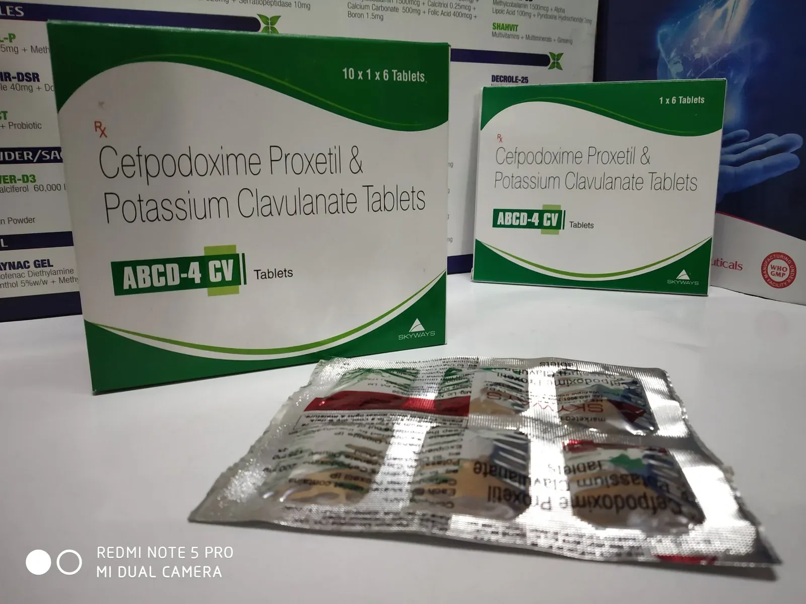 ABCD-4-CV - Cefodoxime 200mg, Clavulanate 125mg