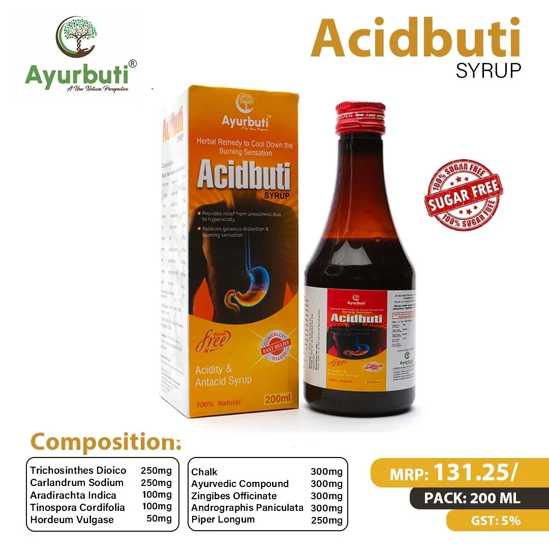 Acidbuti Syp - FAST RELIEF FROM ACIDITY& GAS SYRUP