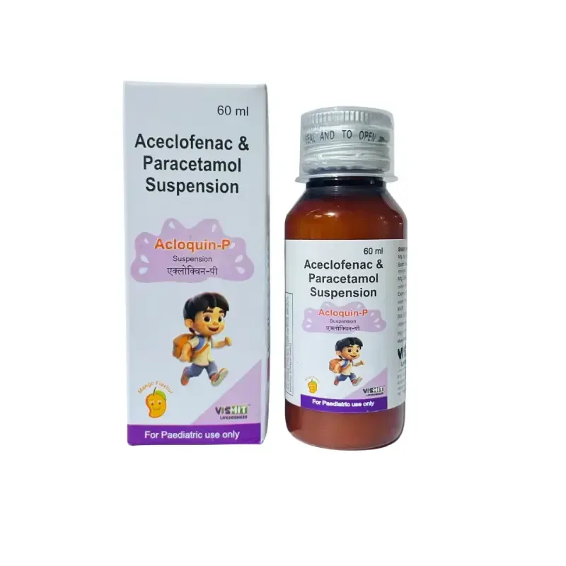 ACLOQUIN-P - Aceclofenac 50Mg + Paracetamol 125Mg