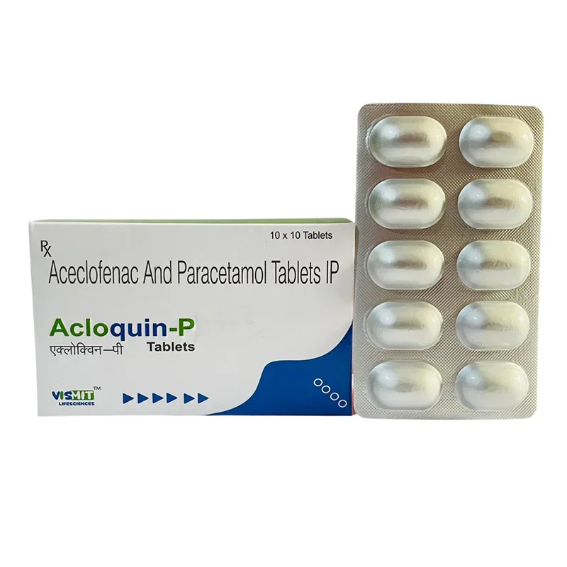 ACLOQUIN-P (ALU) - Aceclofenac 100Mg + Paracetamol 325 Mg