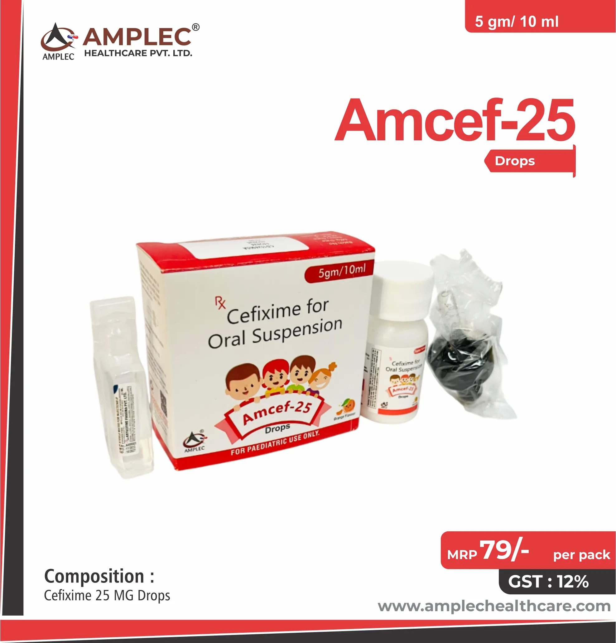 AFCORBATE - Elemental Iron 10mg + Folic Acid 200mcg + Vitamin B12 100mcg Drop