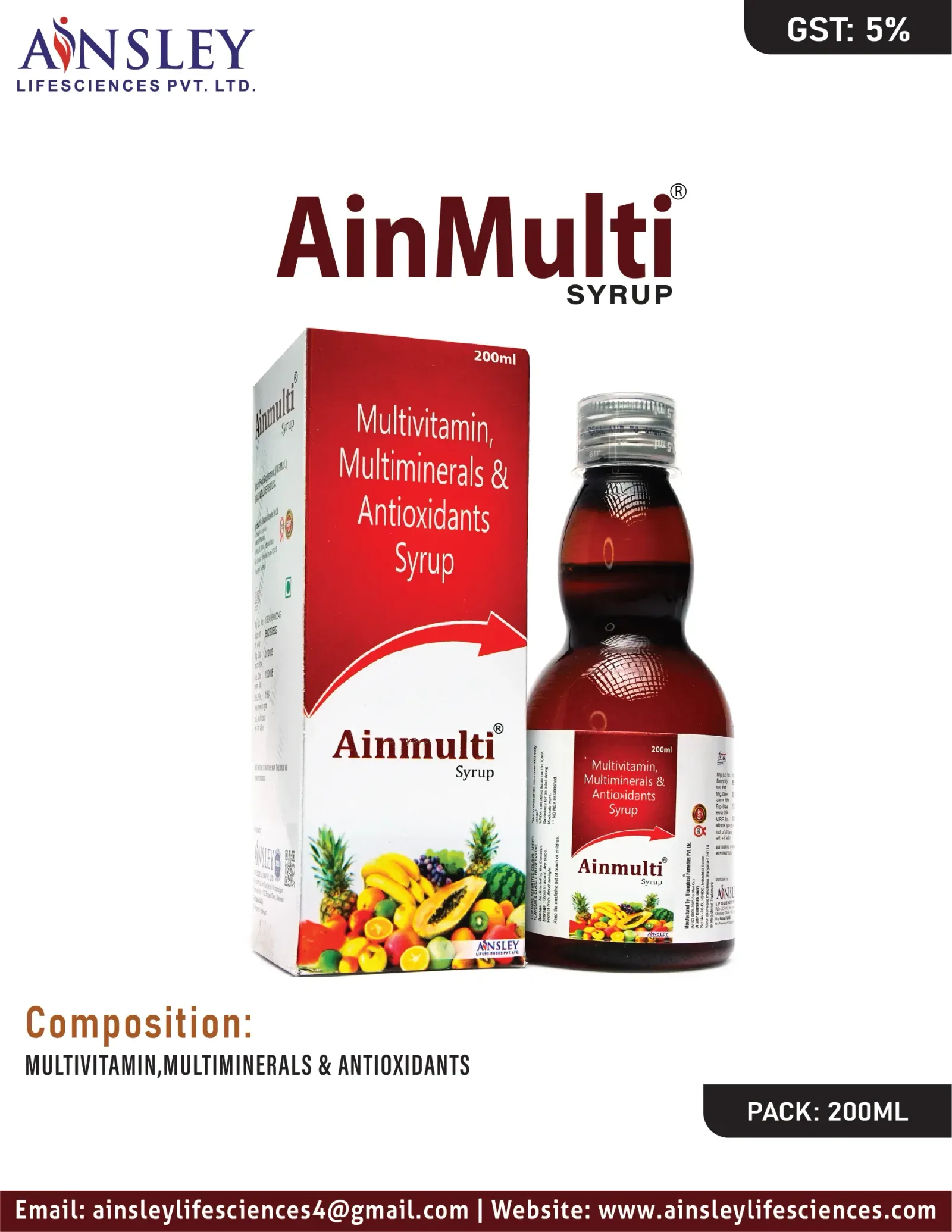 AINMULTI SYRUP