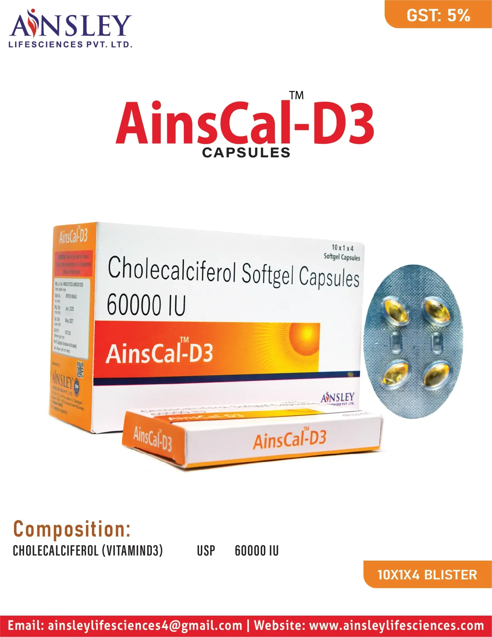 AINSCAL-D3 CAPSULES