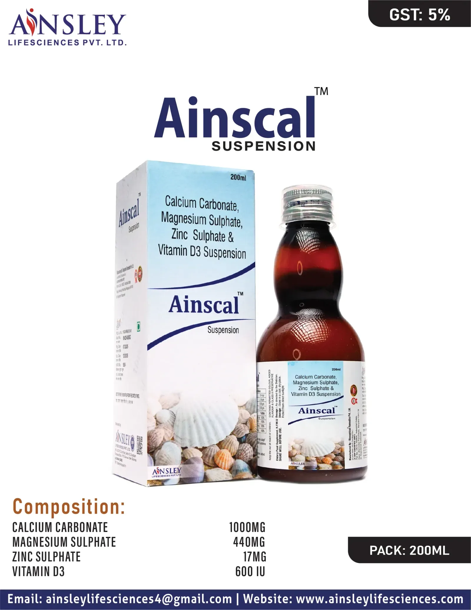 AINSCAL SUSPENSION
