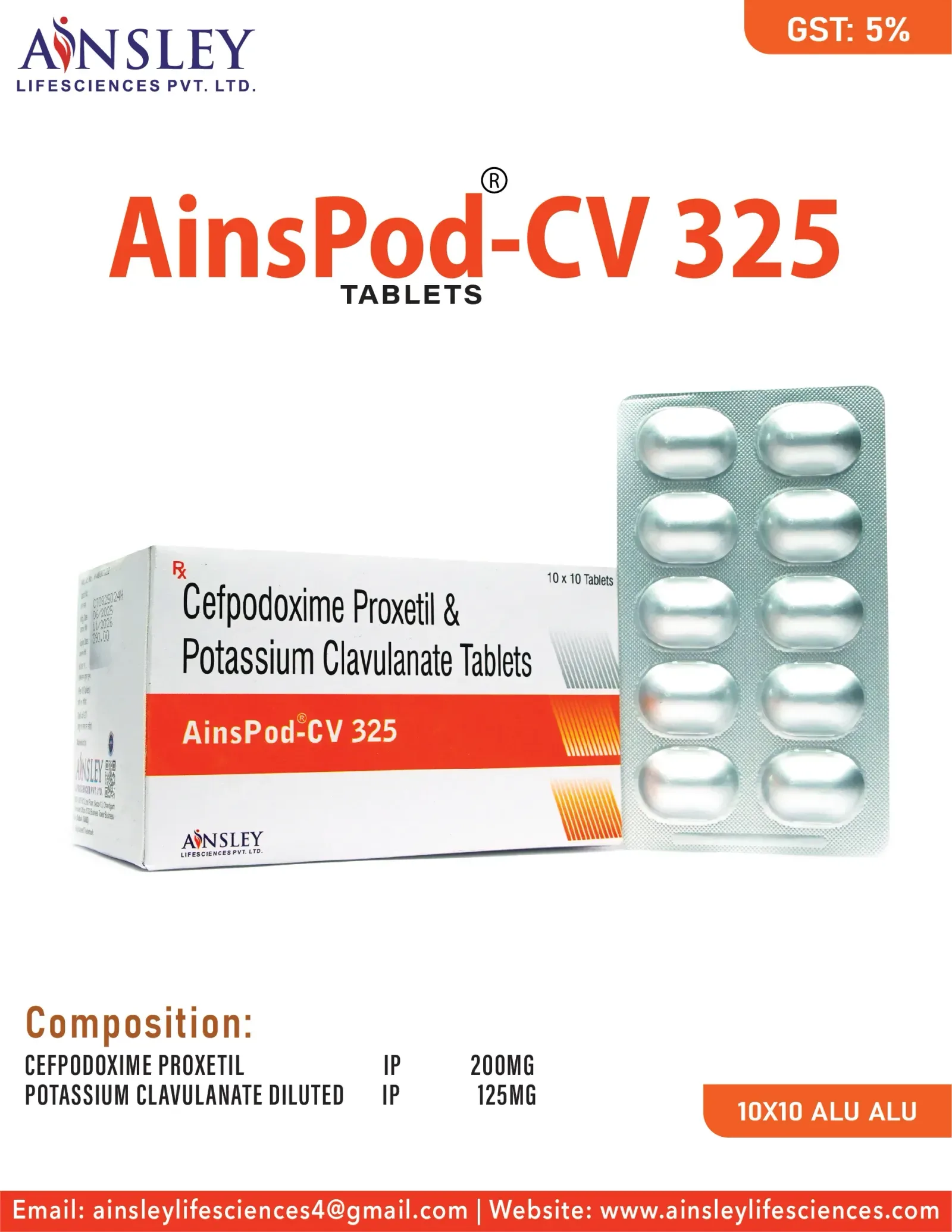 AINSPOD-CV 325