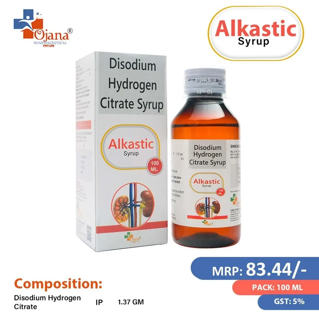 Alkastic Syrup - Disodium Hydrogen Citrate B.P. 1.40gm