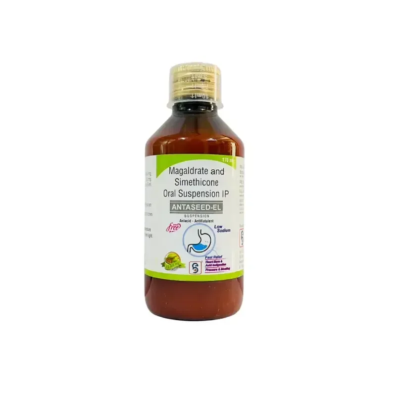 ANTASEED-EL (ELAICHI) - Magaldrate 400 Mg, Simethicone 20 Mg + SORBITOL 70% ELAICHI FLAVOUR