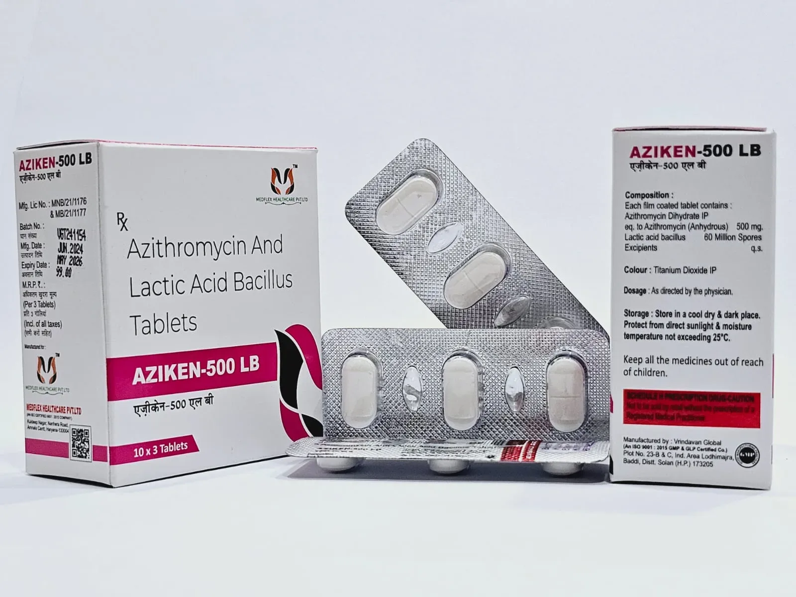 AZIKEN-500LB - Medflex Healthcare