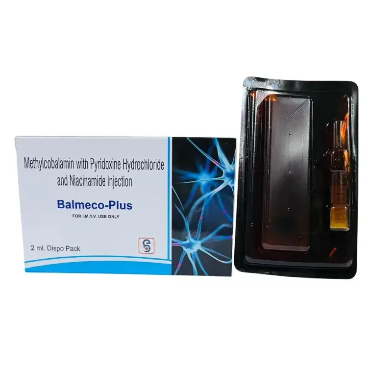 BALMECO-PLUS - Mecobalamin 1000 Mcg , Pyridoxine Hydrochloride 100Mg , Niacinamide 100Mg , Benzyl Alcohol 2% V/V