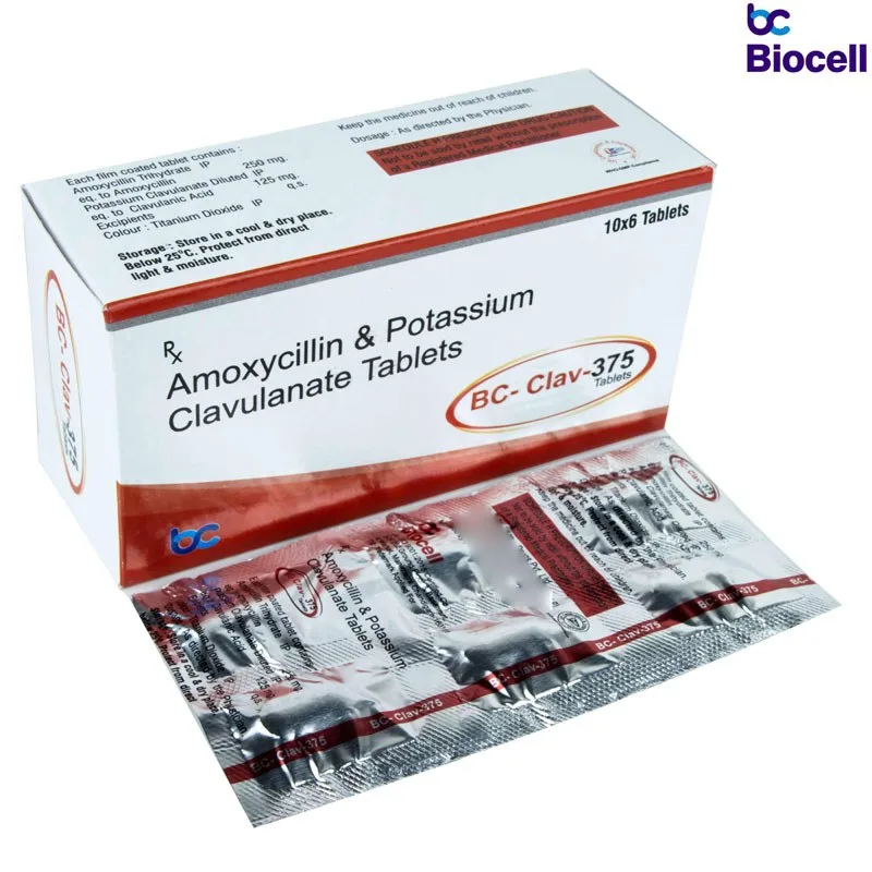 BC - CLAV 375(ALU-ALU) - Biocell Pharmaceuticals