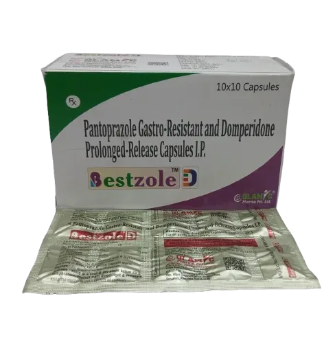 BESTZOLE -D - Pantoprazole 40mg + Domperidone 30mg SR