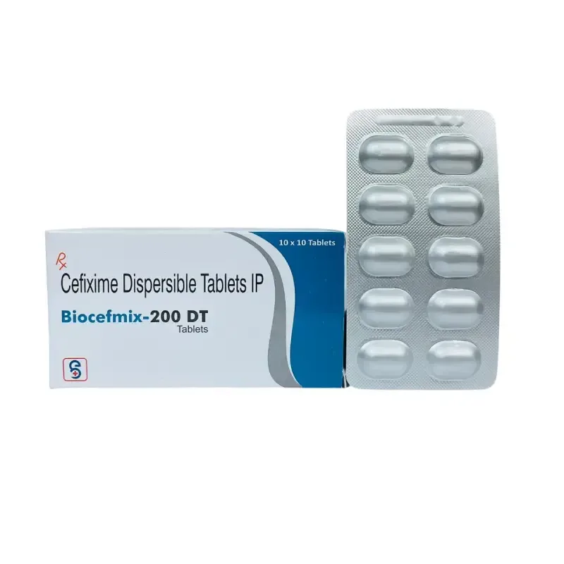 BIOCEFMIX - 200 DT - Cefixime 200 Mg Dispersible Tabs (MANUFACTURED FROM ALPS COMMUNICATION PVT. LTD. A specialized unit of clav and beta lactum products)