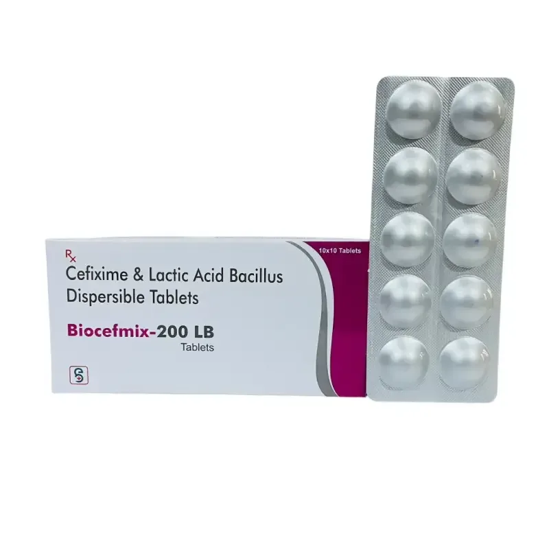 BIOCEFMIX - 200 LB - Cefixime 200 Mg + Lactic Acid Bacillus 60 Million