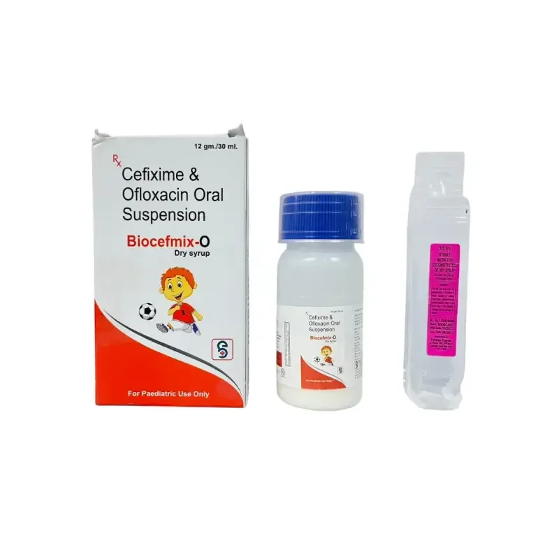 BIOCEFMIX-O - Cefixime 50 Mg + Ofloxacin 50 Mg Wfi