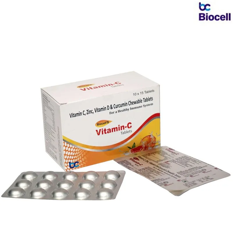 BIOCELL VITAMIN C CHEWABLE TAB (ALU- ALU) - Biocell Pharmaceuticals
