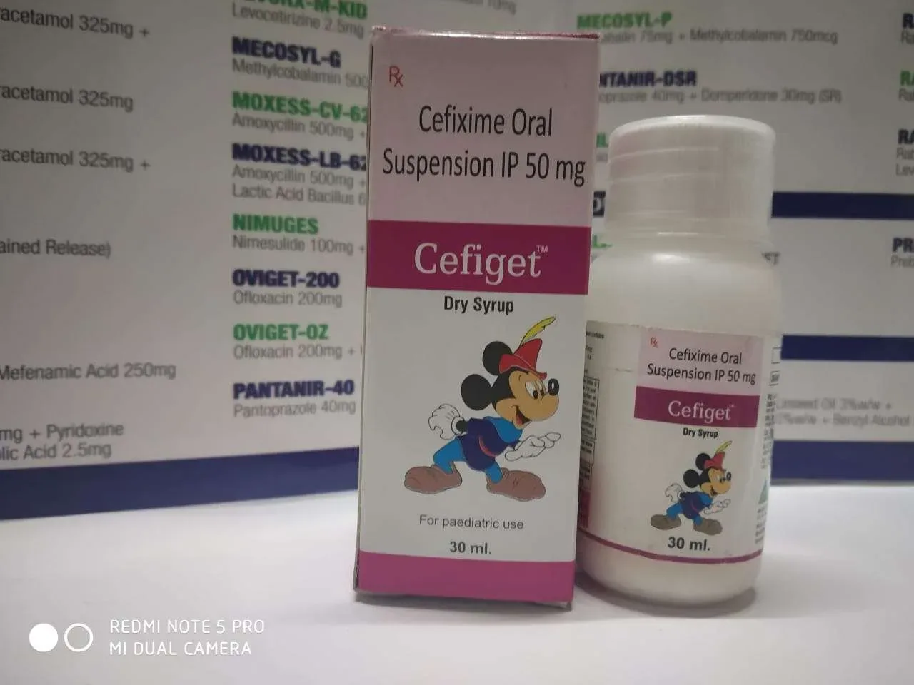 Cefiget-50 - Cefixime 50 Mg./5 Ml. (d/s)