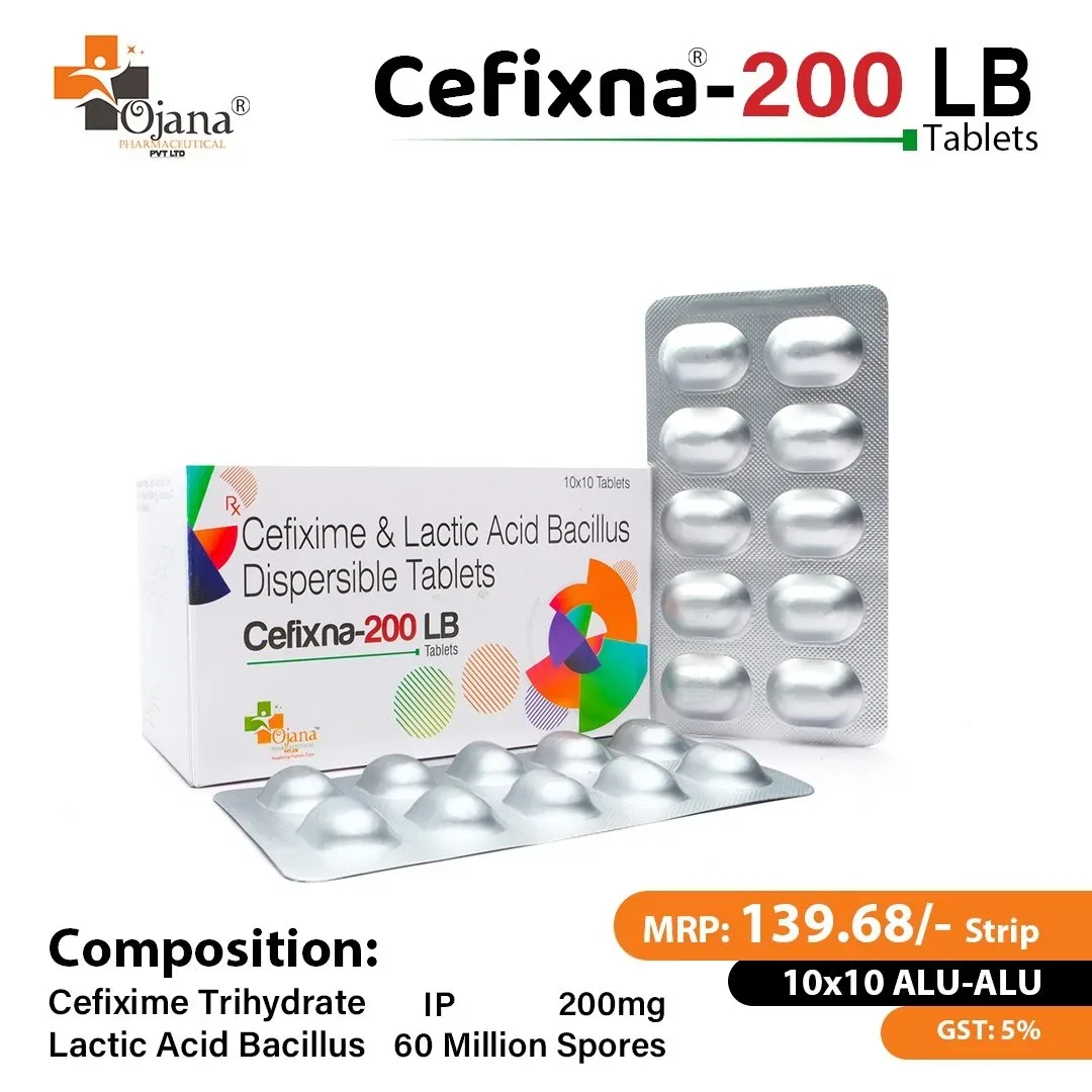 Cefixna-200 L.B - Cefixime Trihydrate I.P. 200mg with lactic bacillus