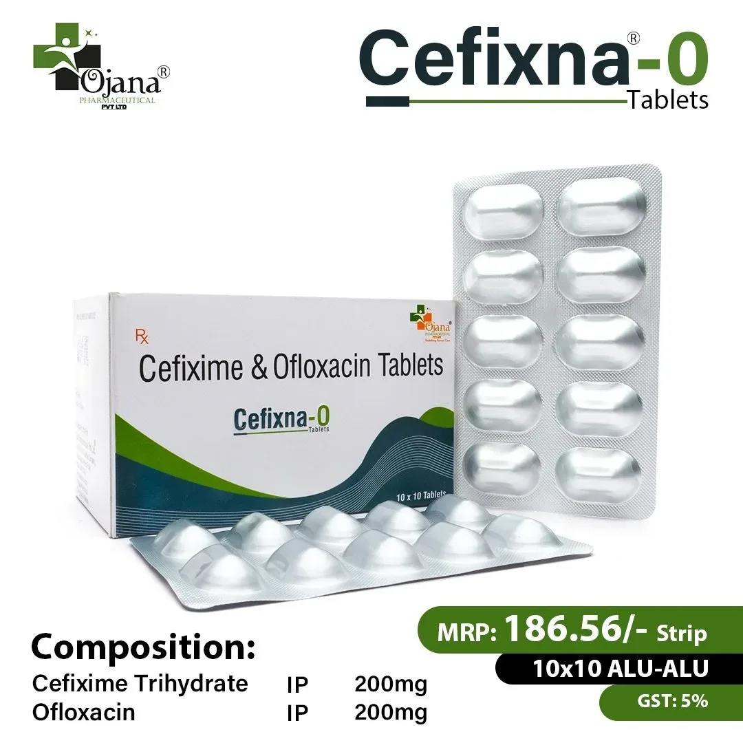 Cefixna® -O - Cefixime Trihydrate I.P. 200 mg + Ofloxacin I.P. 200 mg