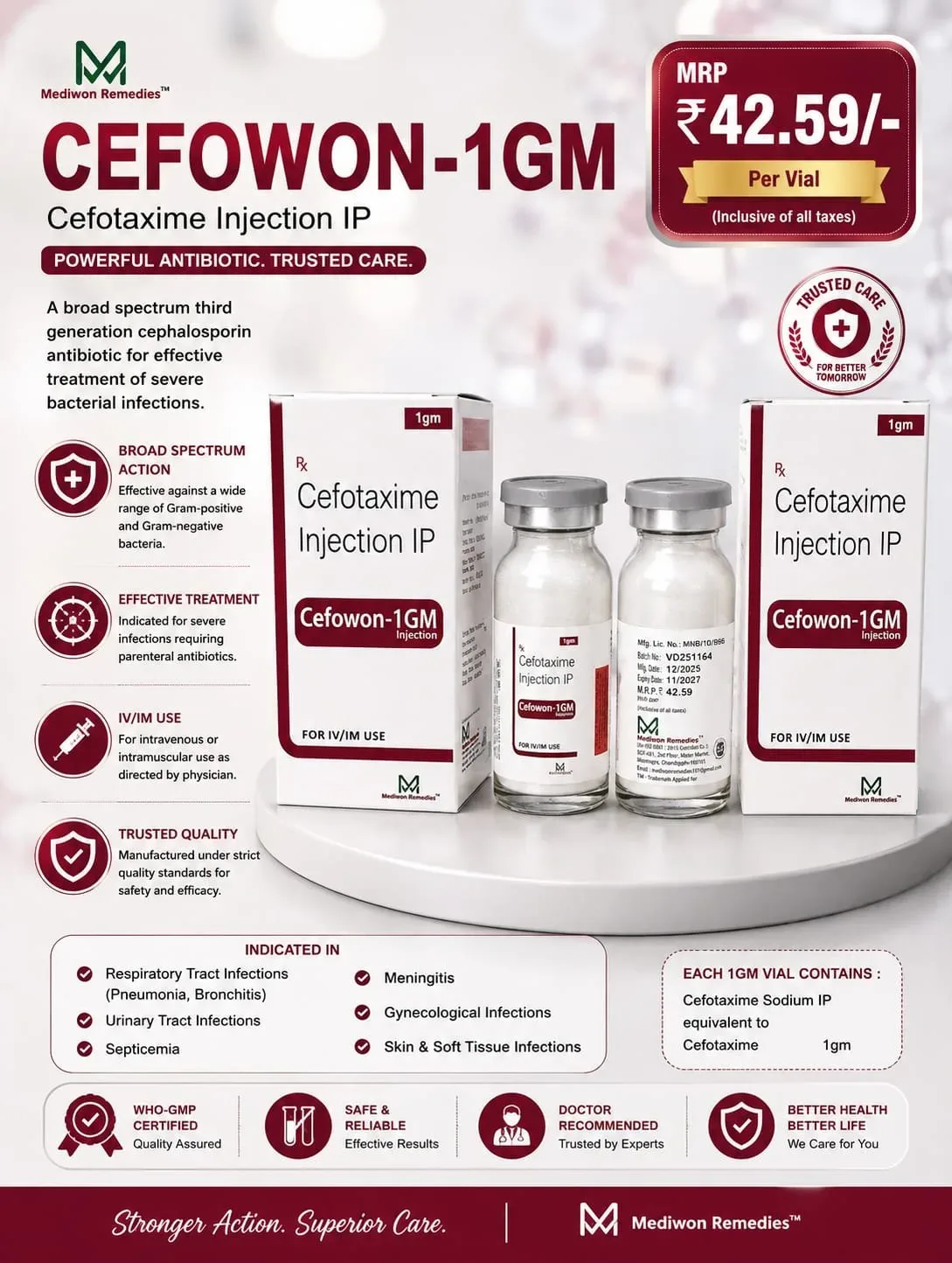 CEFOWON-1GM Injection