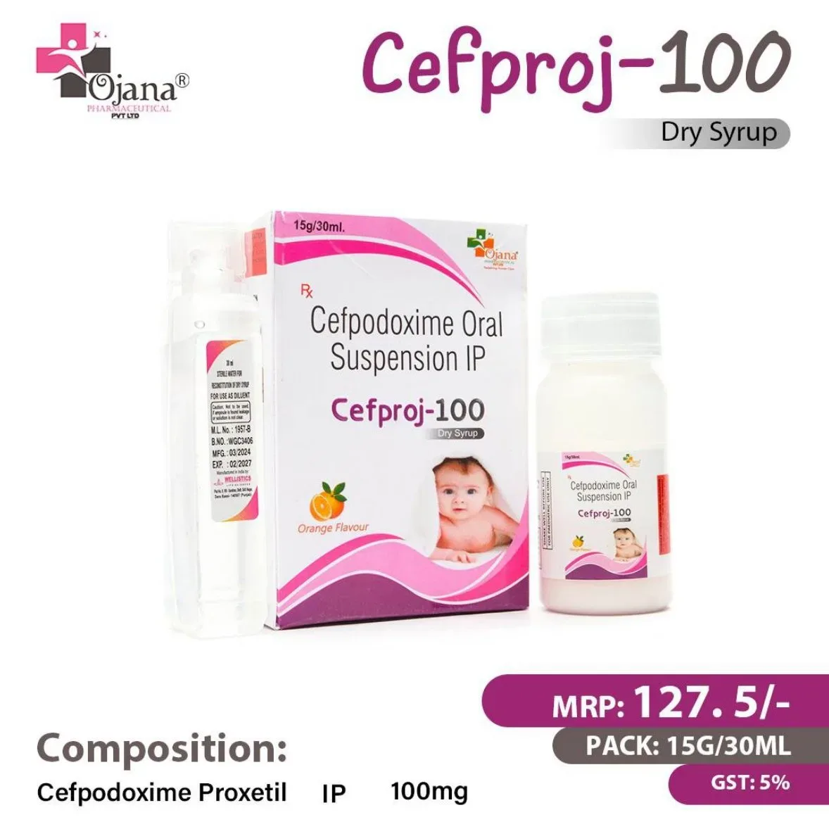 Cefproj-100 - Cefpodoxime Oral Suspension IP