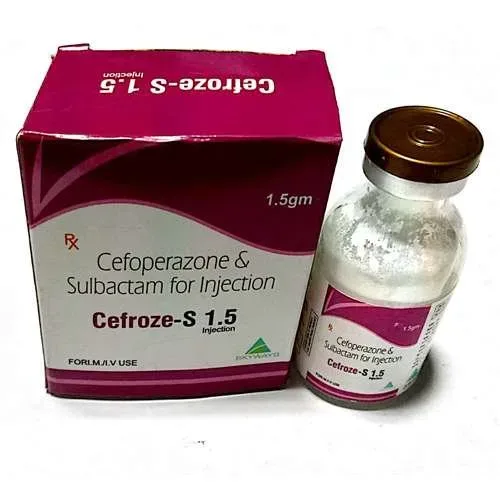 CEFROZE-S 1.5 - Cefoperazone & Sulbactam for inj