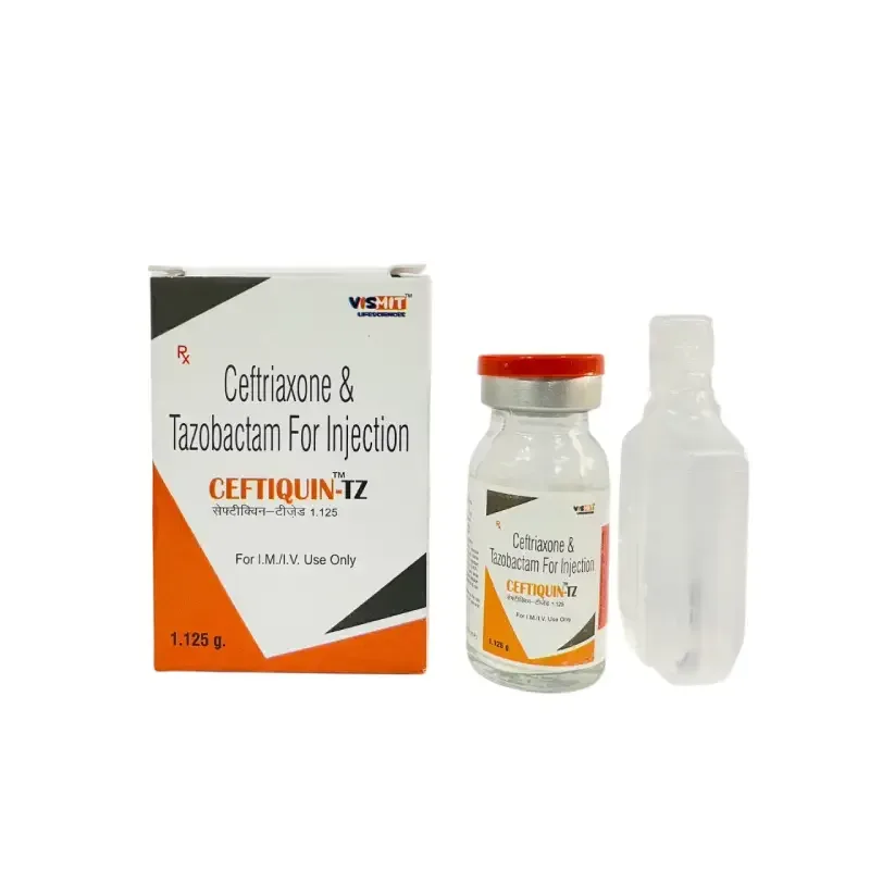 CEFTIQUIN™ - TZ 1.125 - Ceftriaxone 1000Mg + Tazobactum 125 Mg