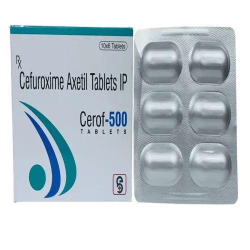 CEROF-500 (60 TABS) - Cefuroxime Axetil 500 Mg