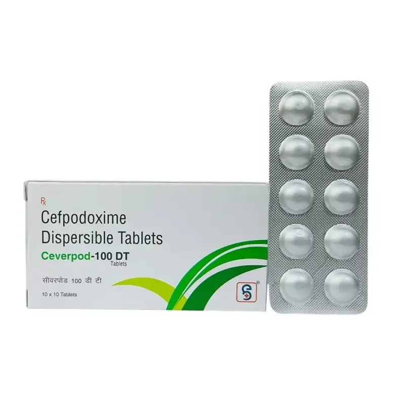 CEVERPOD-100 DT - Cefpodoxime 100 Mg Dispersible Tablets