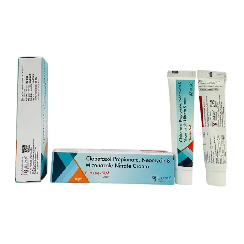 CLOSEE-NM - Clobetasol (0.05% w/w) + Miconazole (2% w/w) + Neomycin (0.5% w/w)