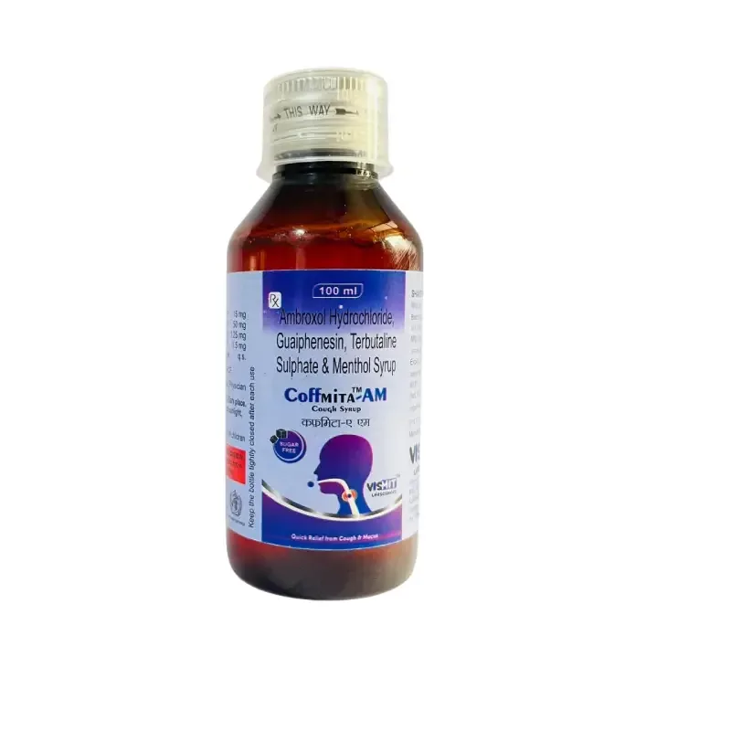COFFMITA™ -AM - Ambroxol 15 Mg + Terbutaline Sulphate 1.25 Mg + Guaiphenisin 50 Mg + Menthol 1.5 Mg