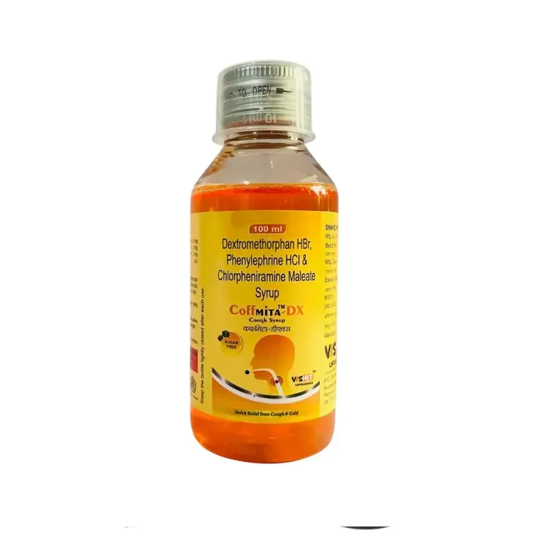 COFFMITA™ -DX - Dextromethorpan Hydrobromide 10Mg + Phenylephrine 5Mg + Chlorpheniramine Maleate - 2Mg