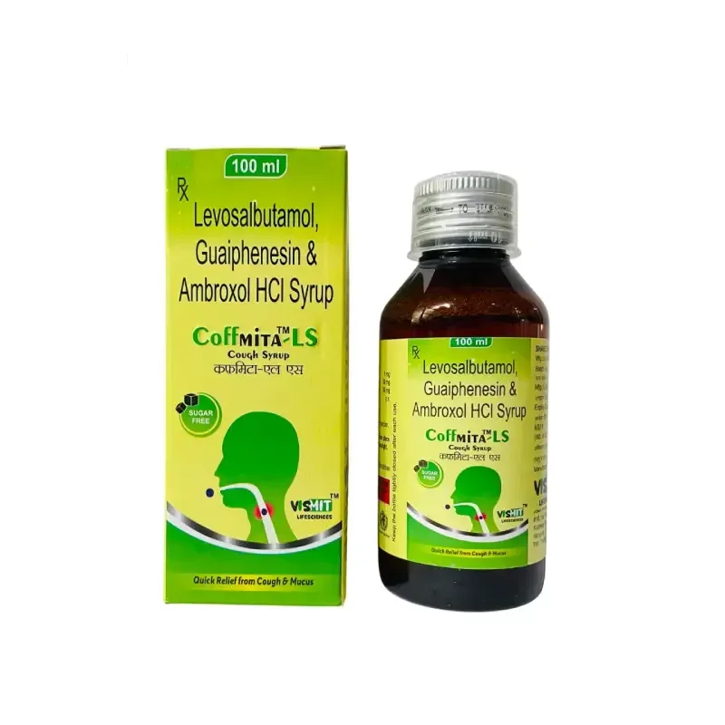 COFFMITA™ -LS - Ambroxol 30 Mg + Levosulbutamol 1Mg + Guaiphenesin 50Mg