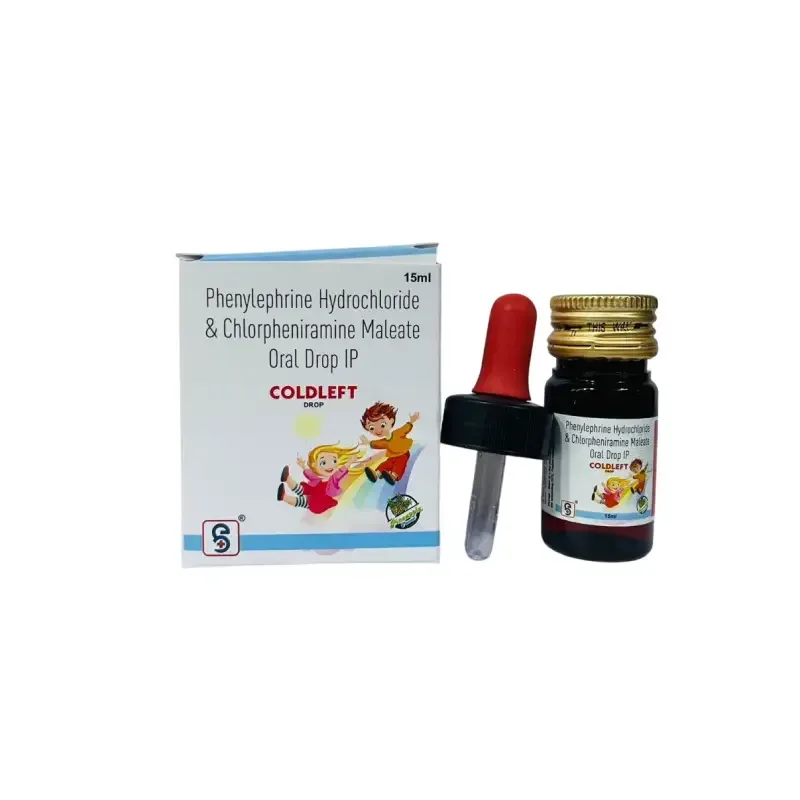 COLDLEFT DROPS - EACH 1 ML CONTAINS : Phenylephrine 2.5Mg,Chlorpheniramine 1Mg