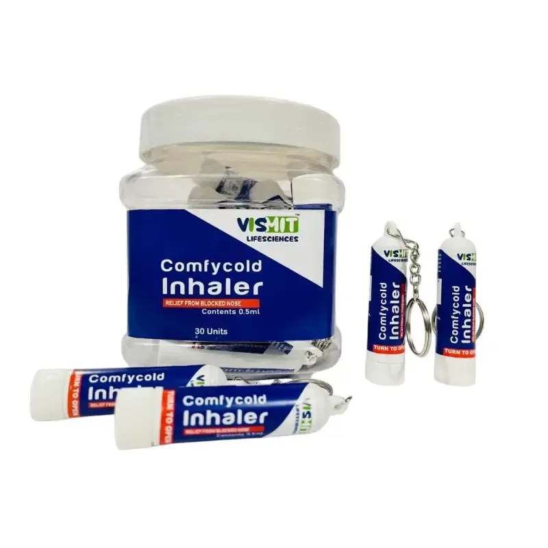 COMFYCOLD INHALER - PEPPERMINT 38.5%+ KAPOOR 38.5% + WINTER GREEN OIL 12.25 + QS BASE (ANTI COLD INHALER)