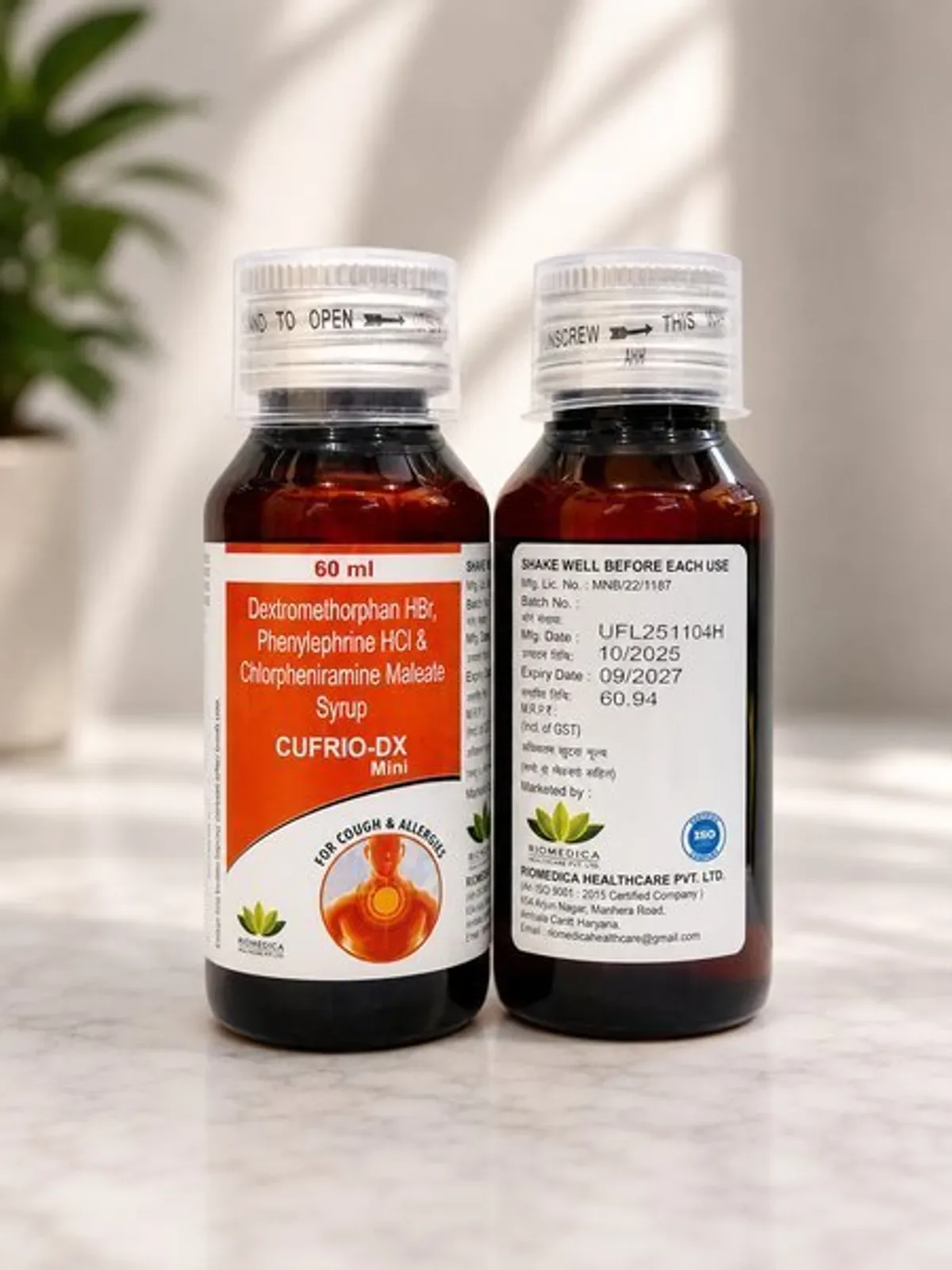 CUFRIO-DX MINI Syrup