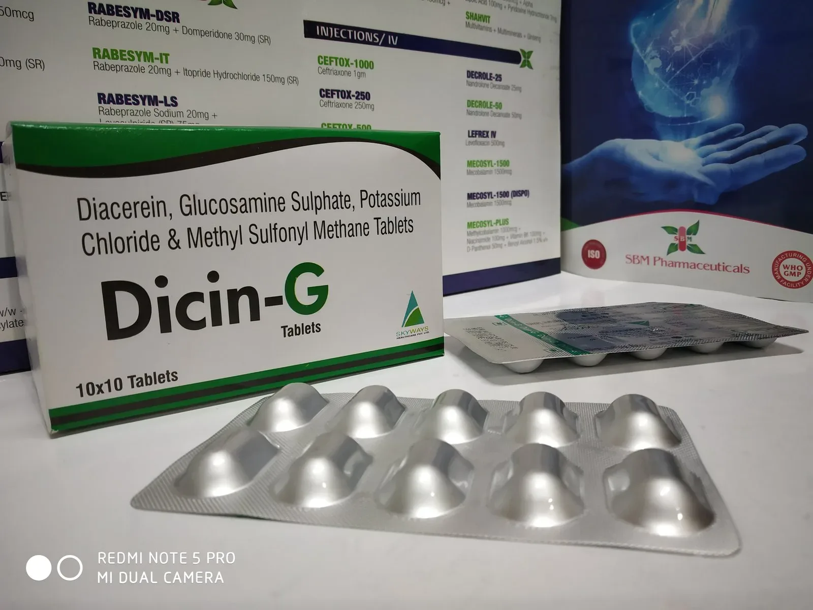 Dicin-G - Diacerin 50mg, Glucosamin 750mg, MSM 250mg