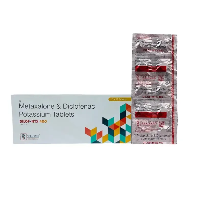 DILOF- MTX 400 - DICLOFENAC 50 MG + METAXALONE 400 MG