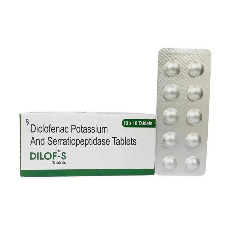 DILOF-S - Diclofenac (50mg) + Serratiopeptidase (10mg)