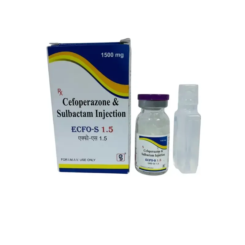 ECFO-S 1.5 - cefoperazone 1000 mg + sulbactum 500 mg