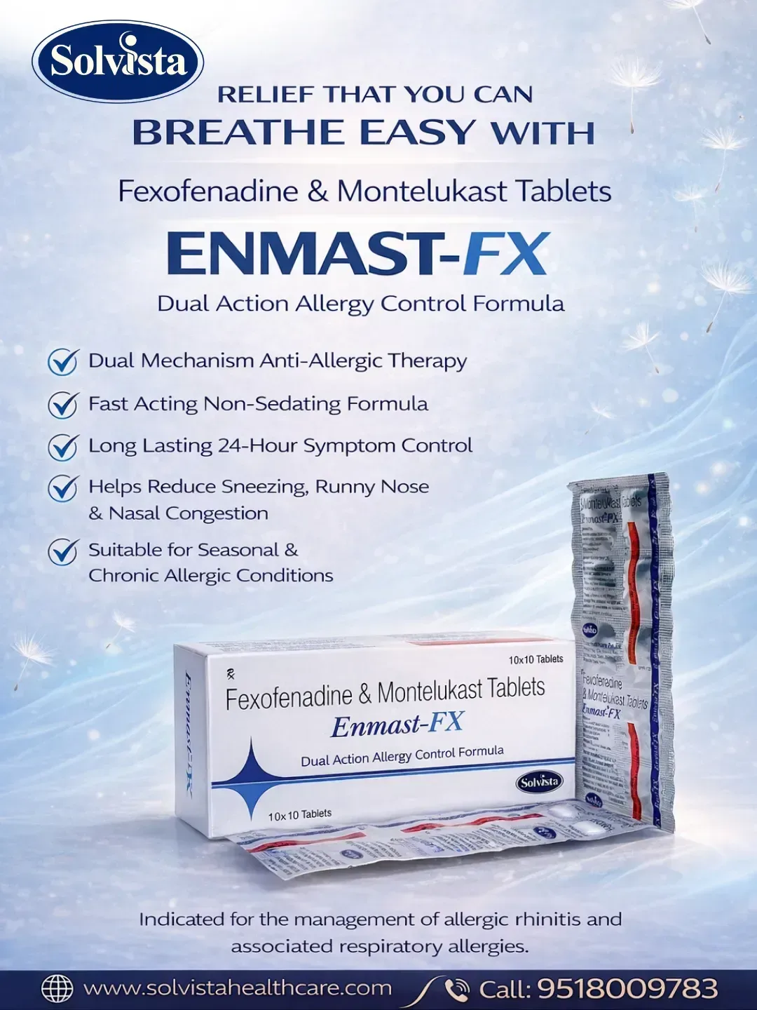 ENMAST-FX - Fexofenadine & Montelukast Tablets