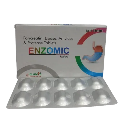 ENZOMIC - PANCREATIN 360mg+ Lipase+Amylase+Protease