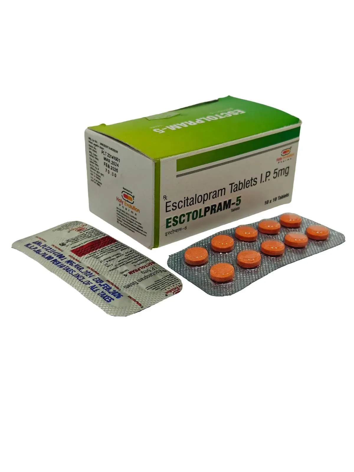 ESCTOLPRAM-5 - Escitalopram 5 Mg.