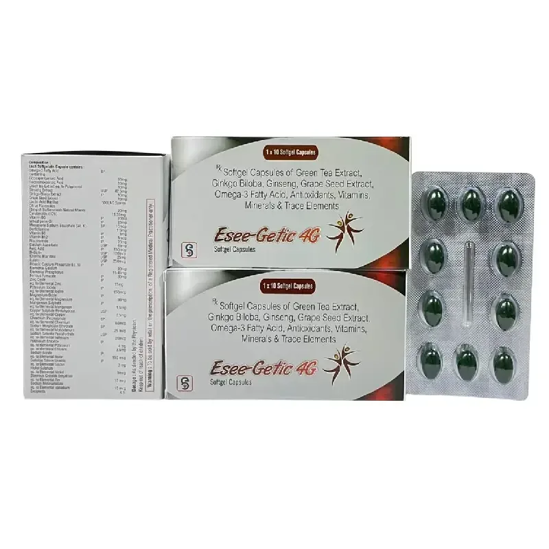 ESEE-GETIC 4G - Multivitamin + Multiminerals + OMEGA 3 FATTY ACIDS With Anti-Oxidants (4G CAPS ) IN DRUG