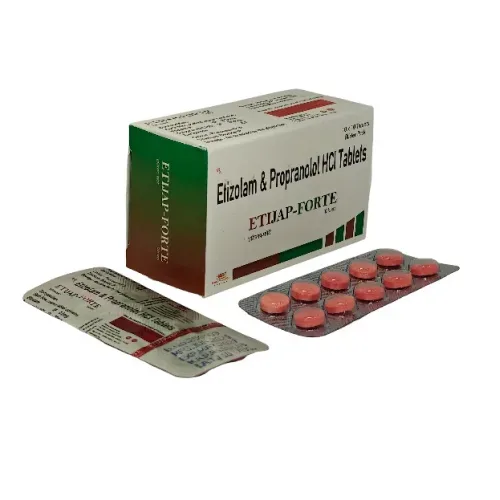 ETIJAP FORTE - Etizolam 0.5 mg + propranolol hydrochloride 20 mg tab