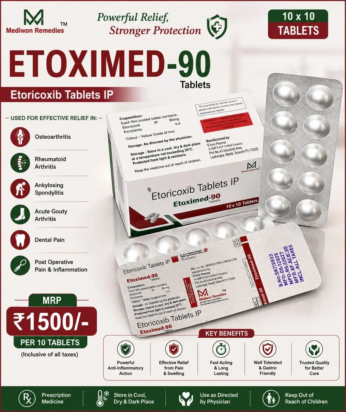 ETOXIMED-90 Tablets