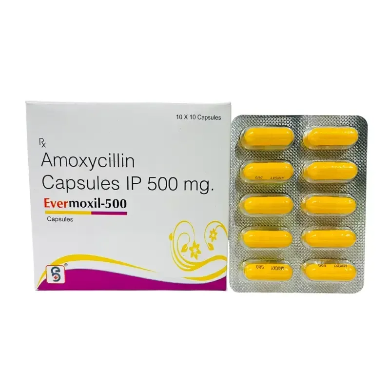 EVERMOXIL-500 - Amoxyxillin 500 Mg Caps