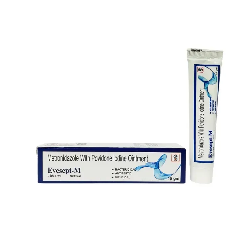 EVESEPT-M - POVIDONE IODINE 5% + METRONIDAZOLE 1% OINTMENT)