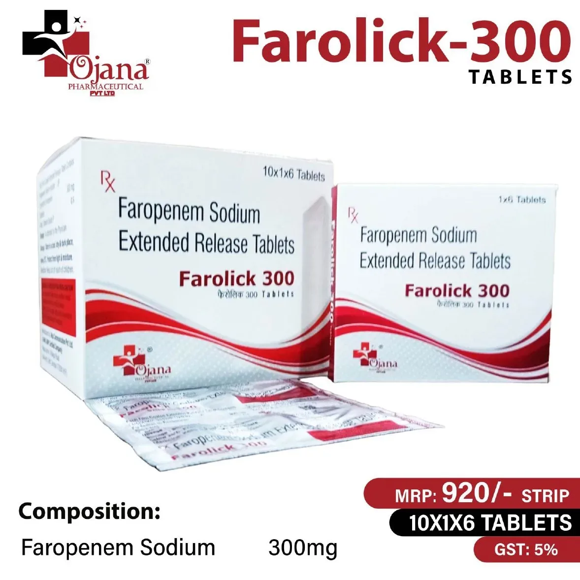 Farolick-300 - Faropenem Sodium Extended Release Tablets